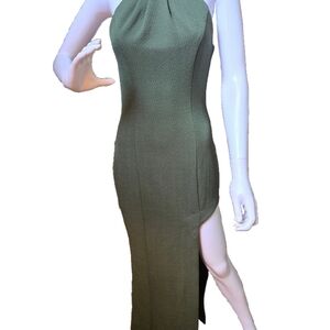 Elliott Green Halter Dress